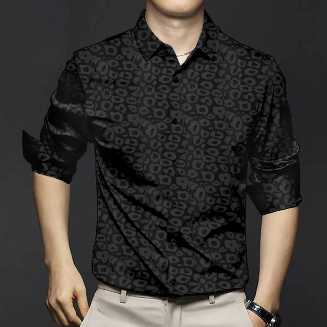 Full Sleeve Men Imported Satin Shirt